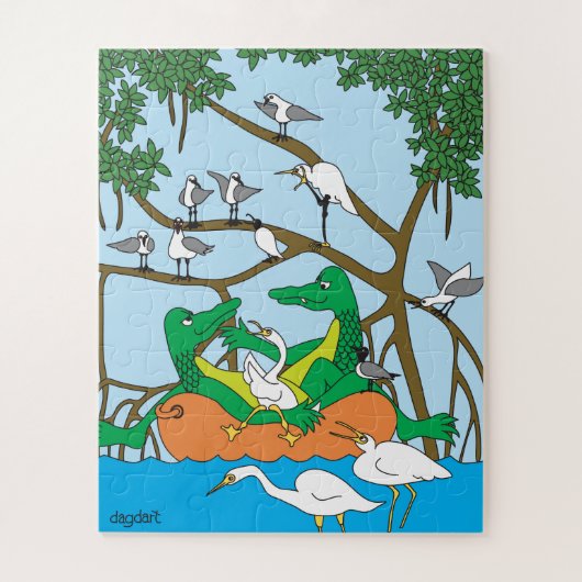 Gators BIG stuk legpuzzel (Verticaal)