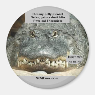 Gators bijten geen Fysieke Therapisten magneet