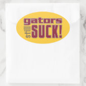 Gators zijn nog STEEDS ZIEK! Ovale Sticker (Tas)