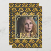 Gatsby  Art Deco 1920 Kaart (Voorkant / Achterkant)