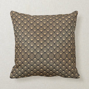 Gatsby Art Deco Fan Pattern Luxe Kussen