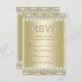 Gatsby Art Deco Roaring 20's RSVP (Voorkant / Achterkant)