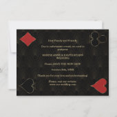 Gatsby Casino Las Vegas verander de datum van huwe Save The Date (Achterkant)