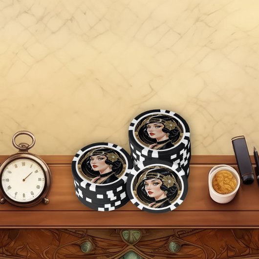 Gatsby Glamour Poker Chips