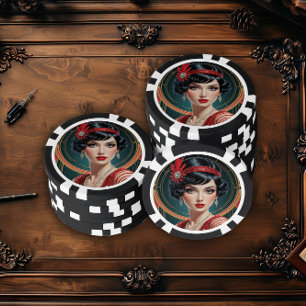 Gatsby Glamour Poker Chips