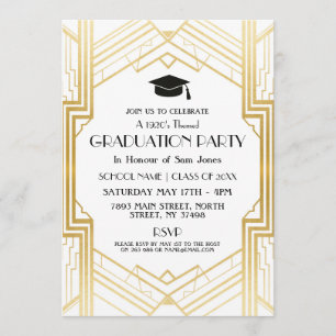 Gatsby Gold, Invitation du Parti de graduation Art