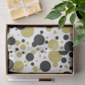 Gatsby Goud Bruiloft Sparkle Polka Dot Party Tissuepapier (Geschenk)