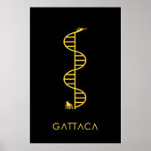 GATTACA Black Poster (Voorkant)