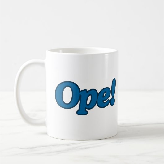 Gauche et droite Ope! mug (Gauche)