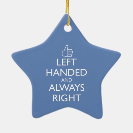 GAUCHE ET TOUJOURS BON ORNEMENT CÉRAMIQUE (Dos)