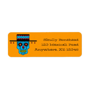 Gaucho Sugar Skull Etiket
