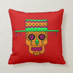 Gaucho Sugar Skull Kussen