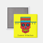 Gaucho Sugar Skull Magneet (Voorkant / Achterkant)