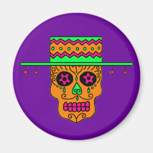 Gaucho Sugar Skull Magneet