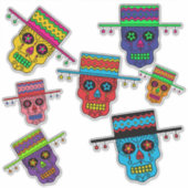 Gaucho Sugar Skull Sticker (Voorkant)