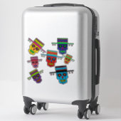 Gaucho Sugar Skull Sticker (Koffer)
