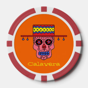 Gaucho Suiker Schedel Pokerchips