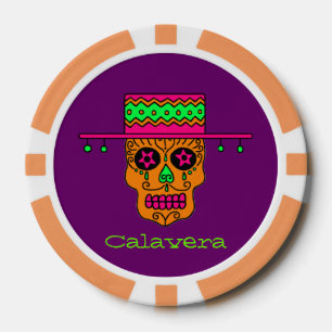 Gaucho Suiker Schedel Pokerchips