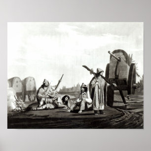 Gauchos van Tucuman, 1820 Poster