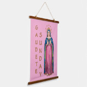 Gaudete rose Dimanche BVM Avent Tapisserie murale (Angulaire)