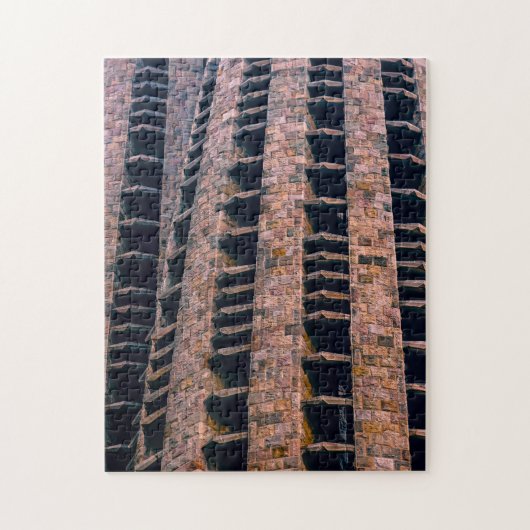 Gaudi Architecture Barcelona. Legpuzzel (Verticaal)