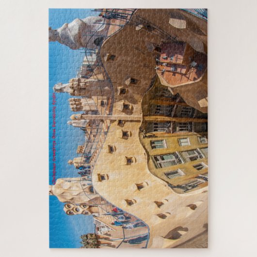 Gaudi Architecture Barcelone. Jigsaw Puzzle (Vertical)