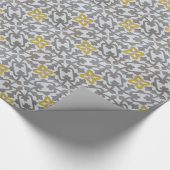 Gaudí Groen en Oranje tegelpapier Cadeaupapier (Hoek)