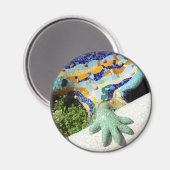 Gaudi Lizard Hand - cadeaumagneet Magneet (Voorkant / Achterkant)