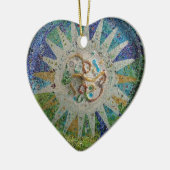 Gaudi Mosaic Keramisch Ornament (Links)