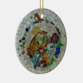 Gaudi Mosaic Keramisch Ornament (Rechts)