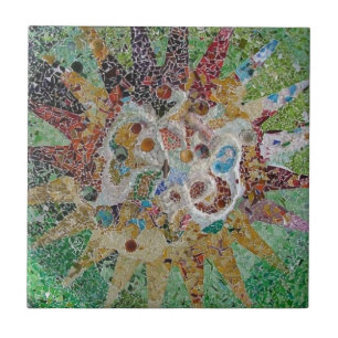 Gaudi Mosaic Tile Tegeltje