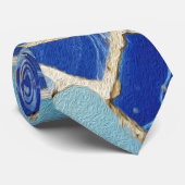 Gaudi-mozaïeken met olietoevoer stropdas (Opgerold)