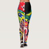 Gaudi-waterverf. Leggings (Achterkant)