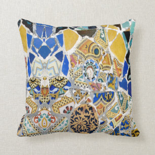 Gaudi Yellow Tiles - Mirror Kussen