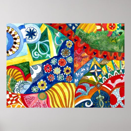 Gaudi's bank 2. poster (Voorkant)