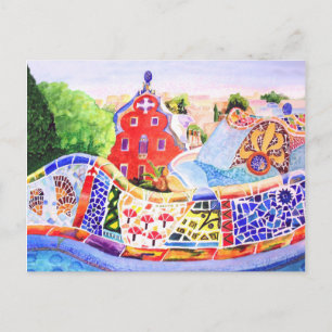 Gaudi's Park. Briefkaart