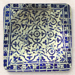 Gaudi's Park Guell Mosaic Tiles Barcelona Bier Onderzetter