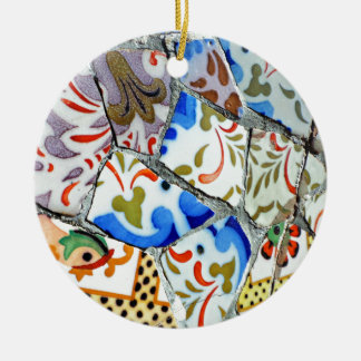 Gaudi's Park Guell Mosaic Tiles Keramisch Ornament