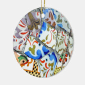 Gaudi's Park Guell Mosaic Tiles Keramisch Ornament (Links)
