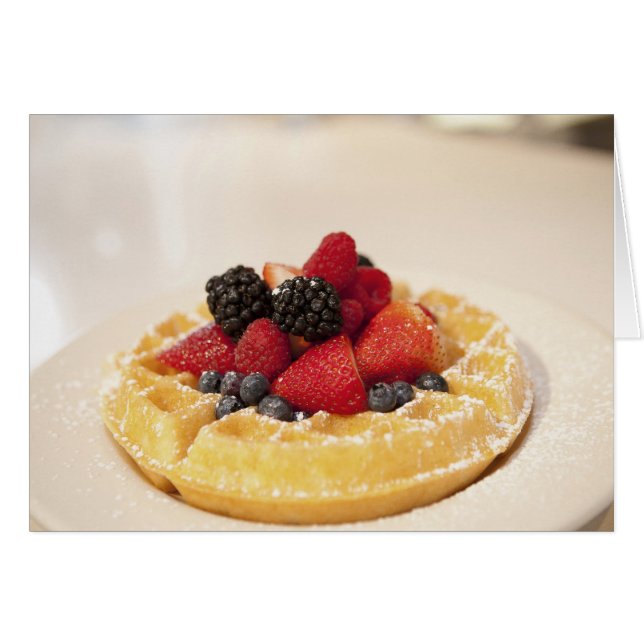 Gaufre aux fruits frais (Devant horizontal)