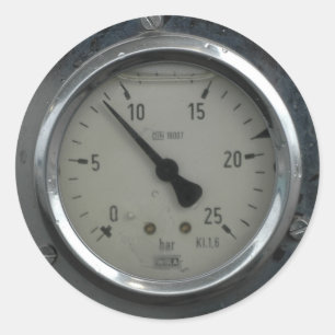 Gauge sticker