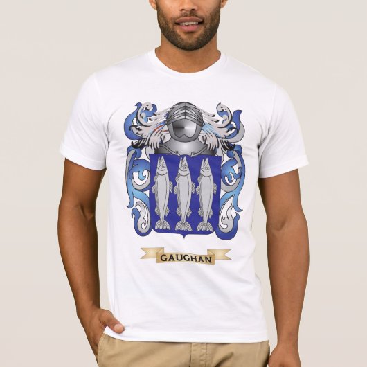 Gaughan Coat of Arms (gezinscrest) T-shirt (Voorkant)