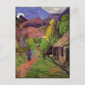 Gaugin - Weg in Tahiti Briefkaart (Voorkant)