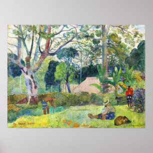 Gauguin De Grote Boom Te raau rahi Kunstposter Poster