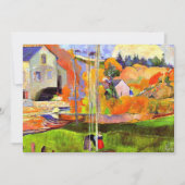 Gauguin - Een Bretons Landschap-David's Molen- Notitiekaartje (Voorkant)