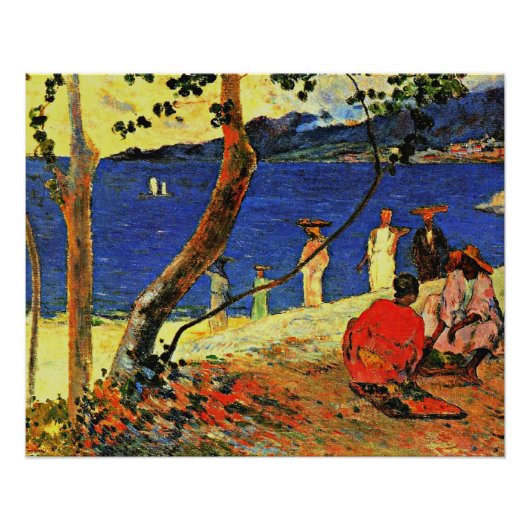 Gauguin - Een zeekust Perfect Poster (Voorkant)