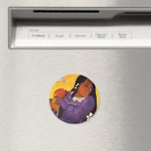 Gauguin Femme Avec Un Magnet Mango (In Situ (Lave-vaisselle))