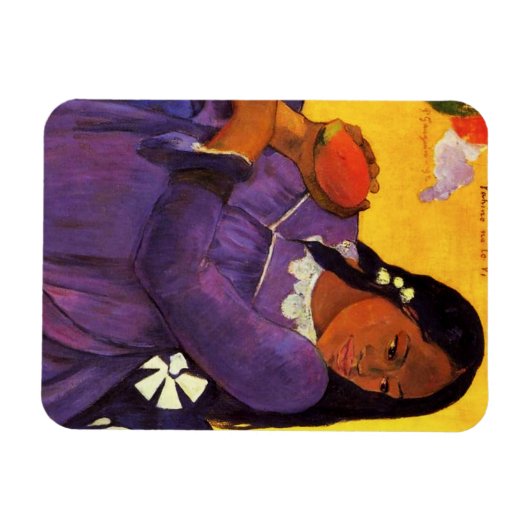 Gauguin Femme Avec Un Magnet Mango (Horizontal)