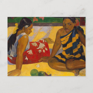Gauguin Frans Polynesië Tahiti Vrouwen Schilderen Briefkaart