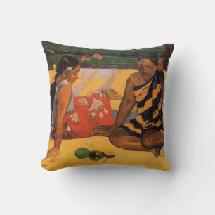 Gauguin Frans Polynesië Tahiti Vrouwen Schilderen Kussen
